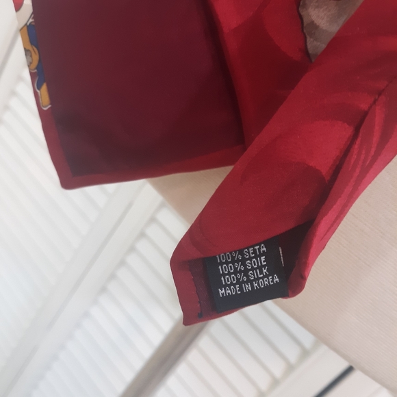 Disney vtg korea Mickey Donald duck silk tie *Y - Picture 3 of 4